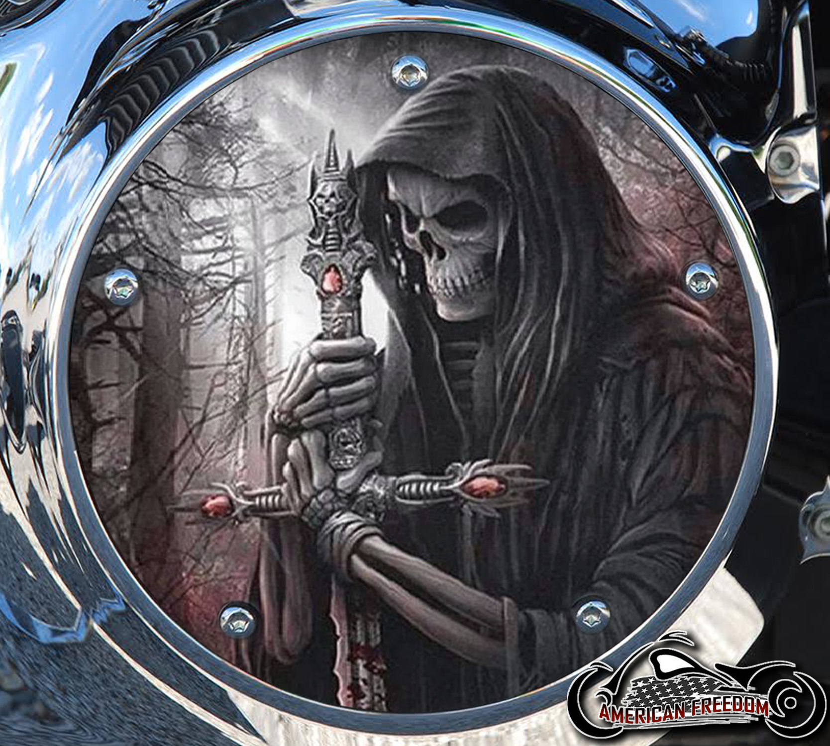 Custom Derby Cover - Reaper & Blade